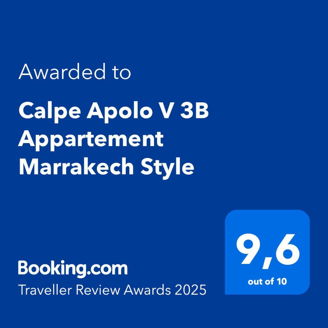 Calpe Apolo V 3B Appartement Marrakech Style Zewnętrze zdjęcie